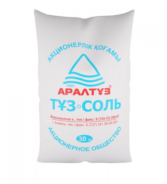 Пищевая соль, йодированная/нейодированная, помол №1, 0 (мелкая), 30 кг
