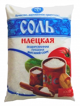 Соль поваренная пищевая молотая йодированная 1 кг